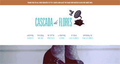 Desktop Screenshot of cascadadeflores.com